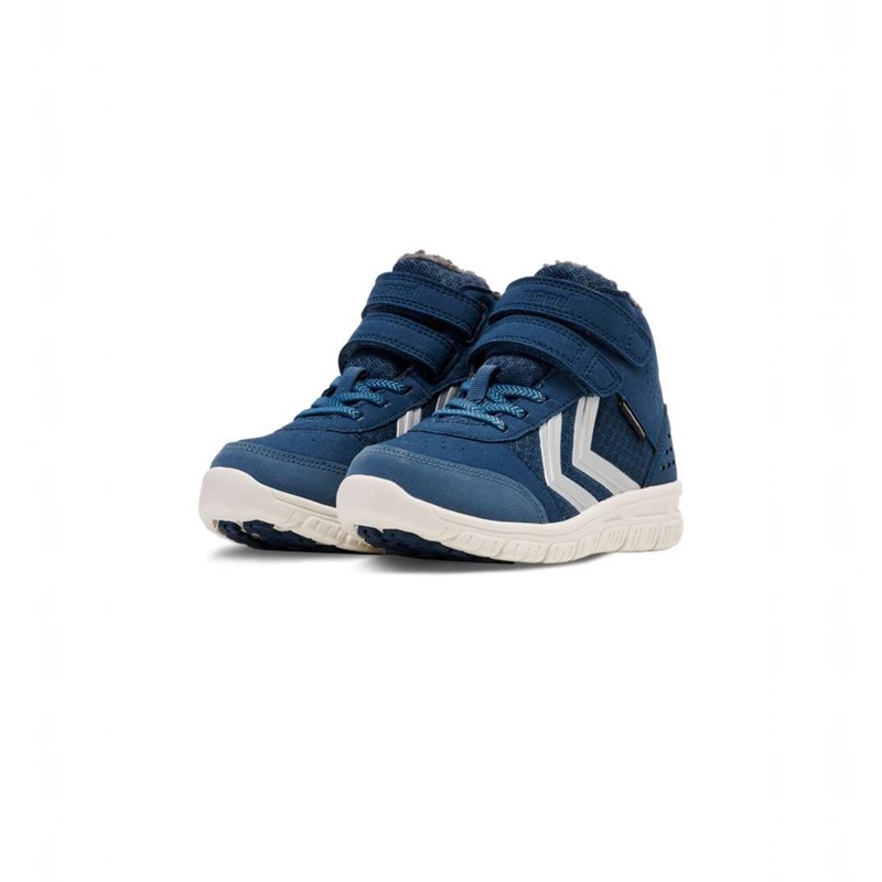 Hummel Crosslite Winter Mid Tex Jr Winterschuhe Kinder Blau | 115425-765