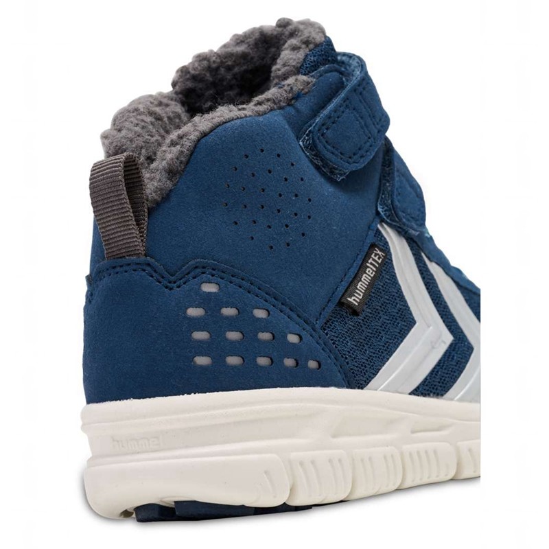 Hummel Crosslite Winter Mid Tex Jr Winterschuhe Kinder Blau | 115425-765
