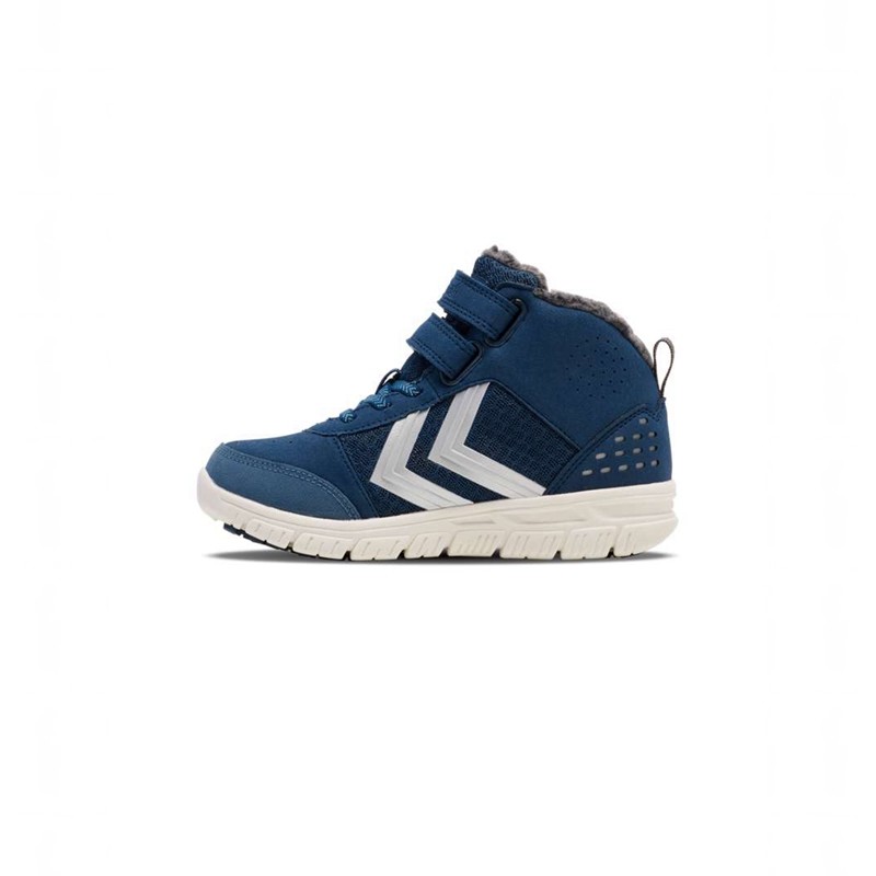 Hummel Crosslite Winter Mid Tex Jr Winterschuhe Kinder Blau | 115425-765