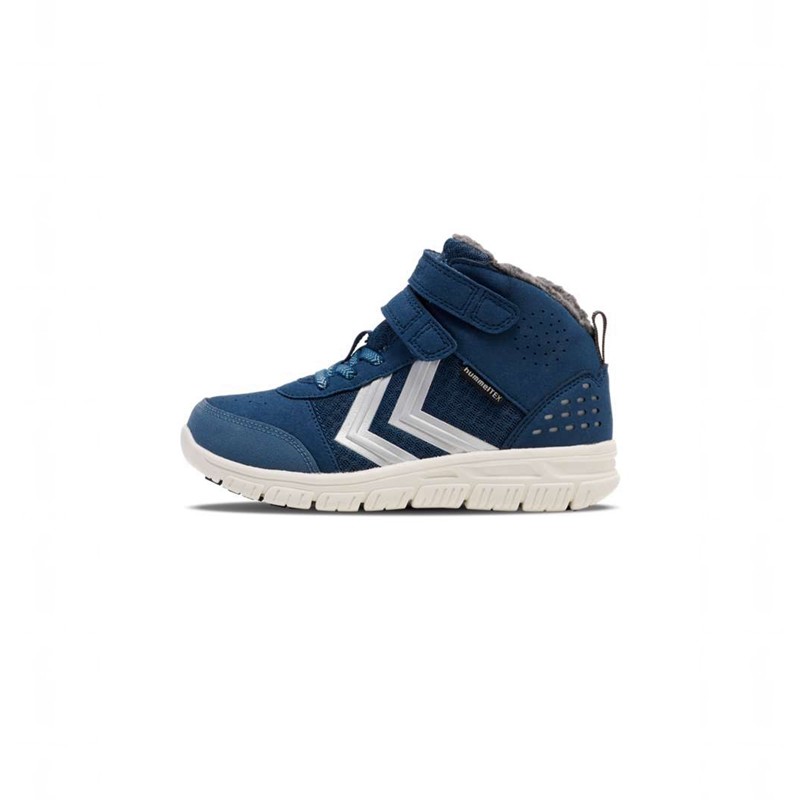 Hummel Crosslite Winter Mid Tex Jr Winterschuhe Kinder Blau | 115425-765