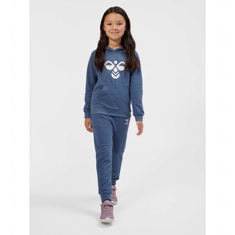 Hummel Cuatro Hoodie Kinder Blau | 803842-177