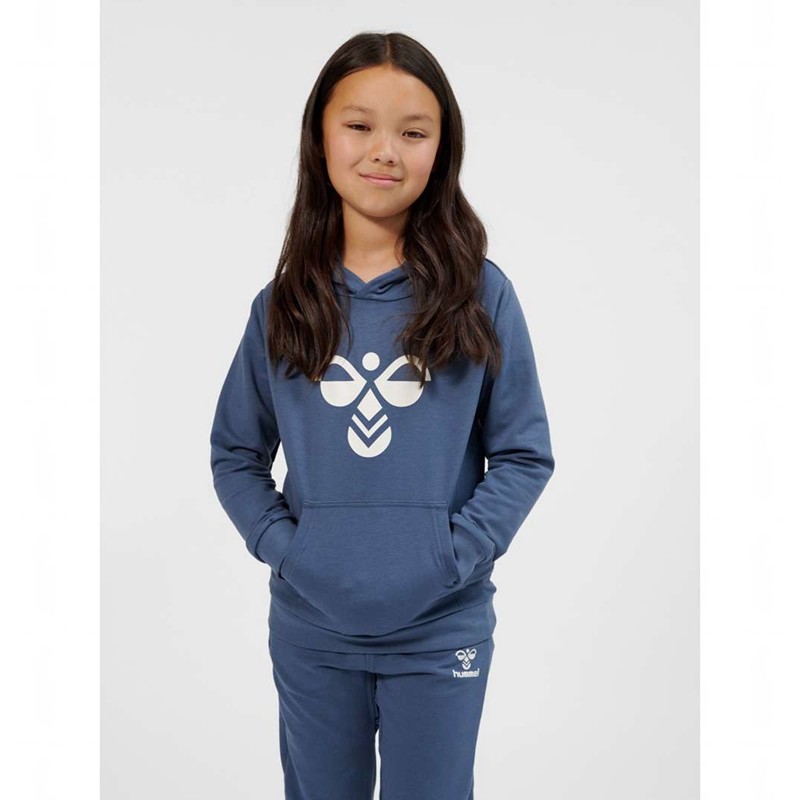 Hummel Cuatro Hoodie Kinder Blau | 803842-177