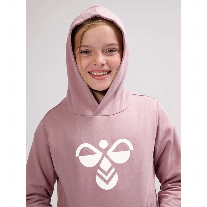 Hummel Cuatro Hoodie Kinder Rosa | 166453-629