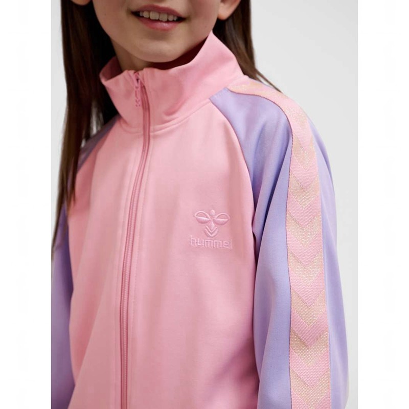Hummel Daily Zip Jacken Kinder Rosa | 377418-790