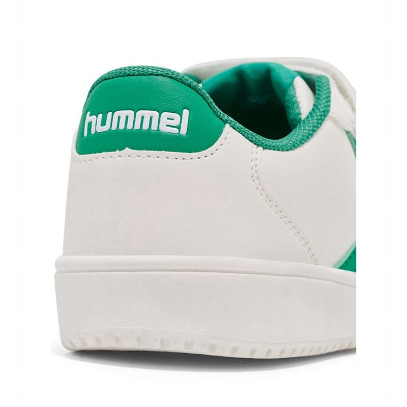 Hummel Derby Court Jr Sneakers Kinder Grün | 038078-760