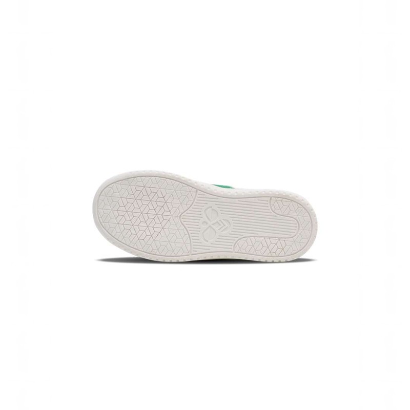 Hummel Derby Court Jr Sneakers Kinder Grün | 038078-760