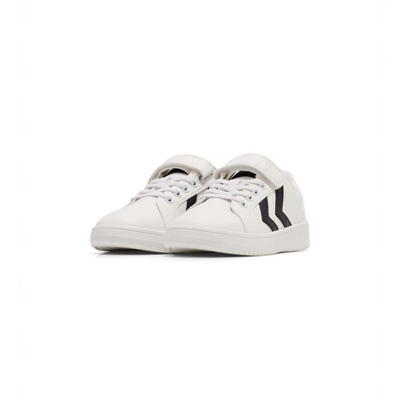 Hummel Derby Court Jr Sneakers Kinder Schwarz | 367871-701
