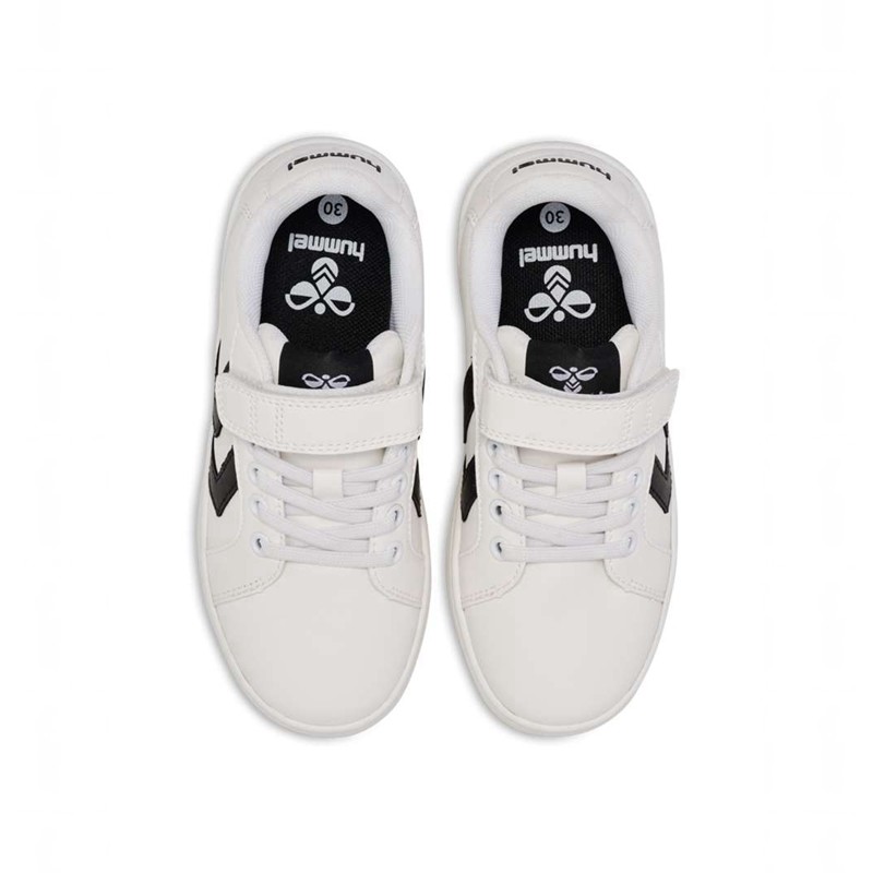 Hummel Derby Court Jr Sneakers Kinder Schwarz | 367871-701