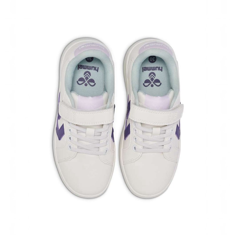 Hummel Derby Court Jr Sneakers Kinder Weiß | 046773-036