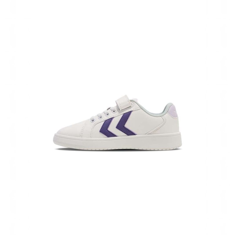 Hummel Derby Court Jr Sneakers Kinder Weiß | 046773-036