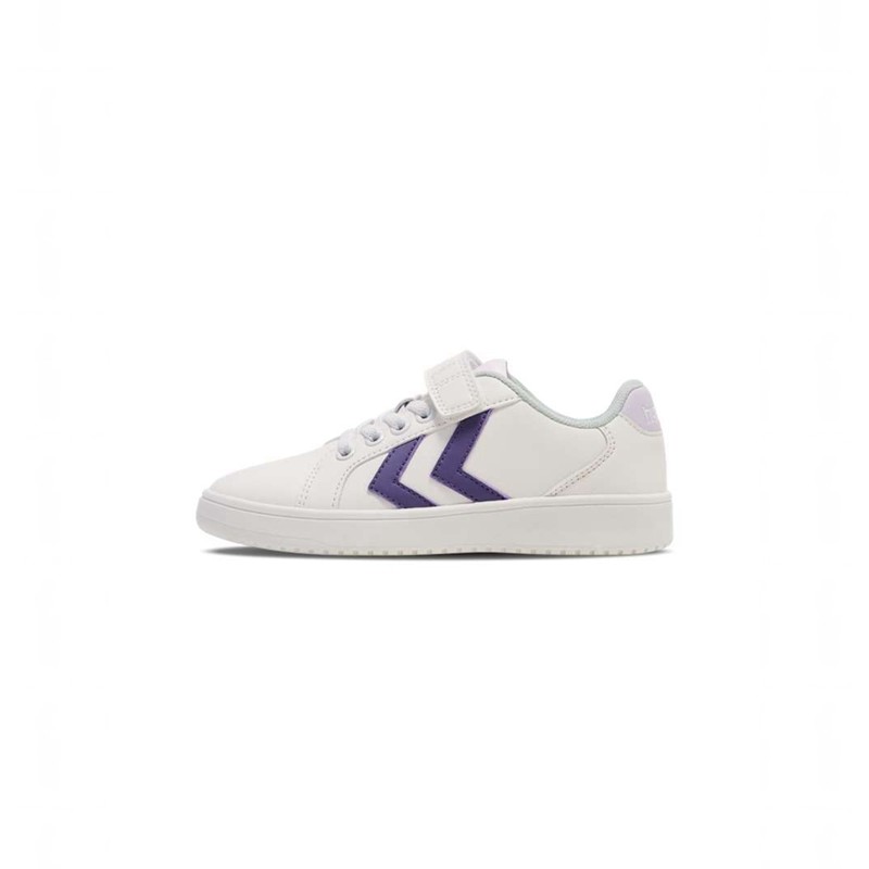 Hummel Derby Court Jr Sneakers Kinder Weiß | 046773-036