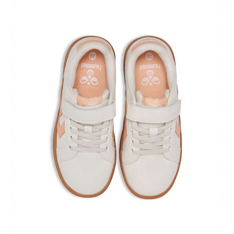Hummel Derby Court Jr Sneakers Kinder Weiß | 037765-442
