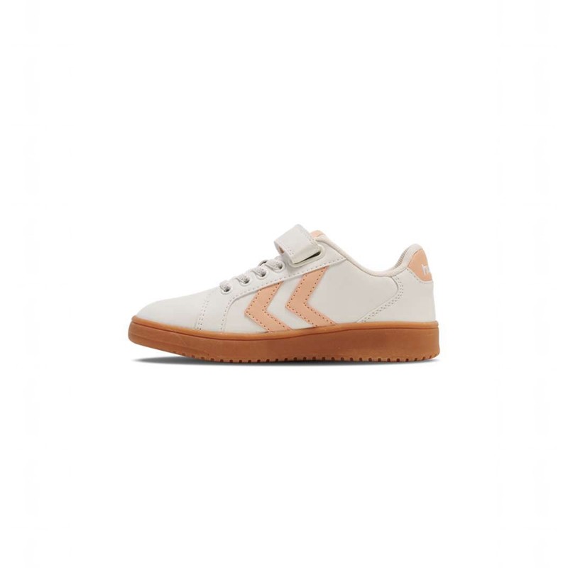 Hummel Derby Court Jr Sneakers Kinder Weiß | 037765-442