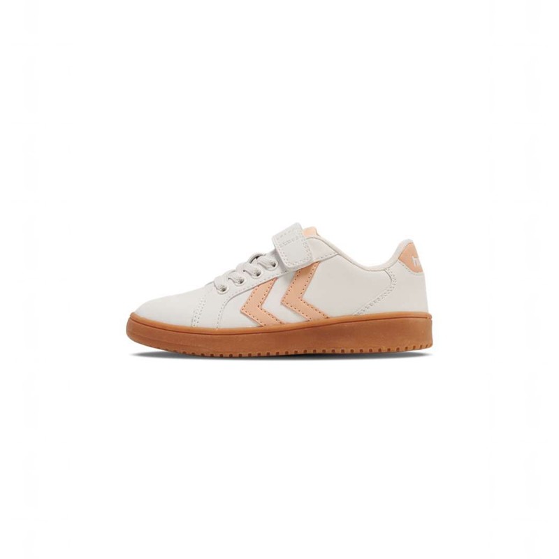 Hummel Derby Court Jr Sneakers Kinder Weiß | 037765-442
