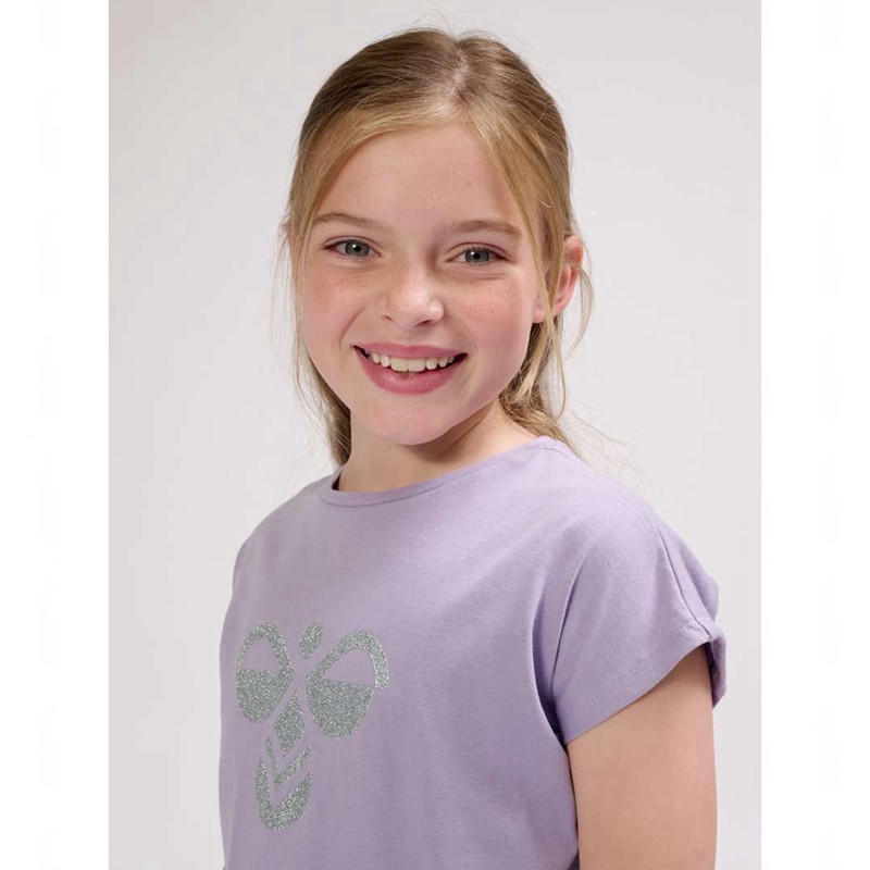 Hummel Diez S/S T-shirts Kinder Lavendel | 931288-234