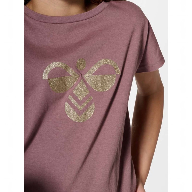 Hummel Diez S/S T-shirts Kinder Rosa | 059286-825