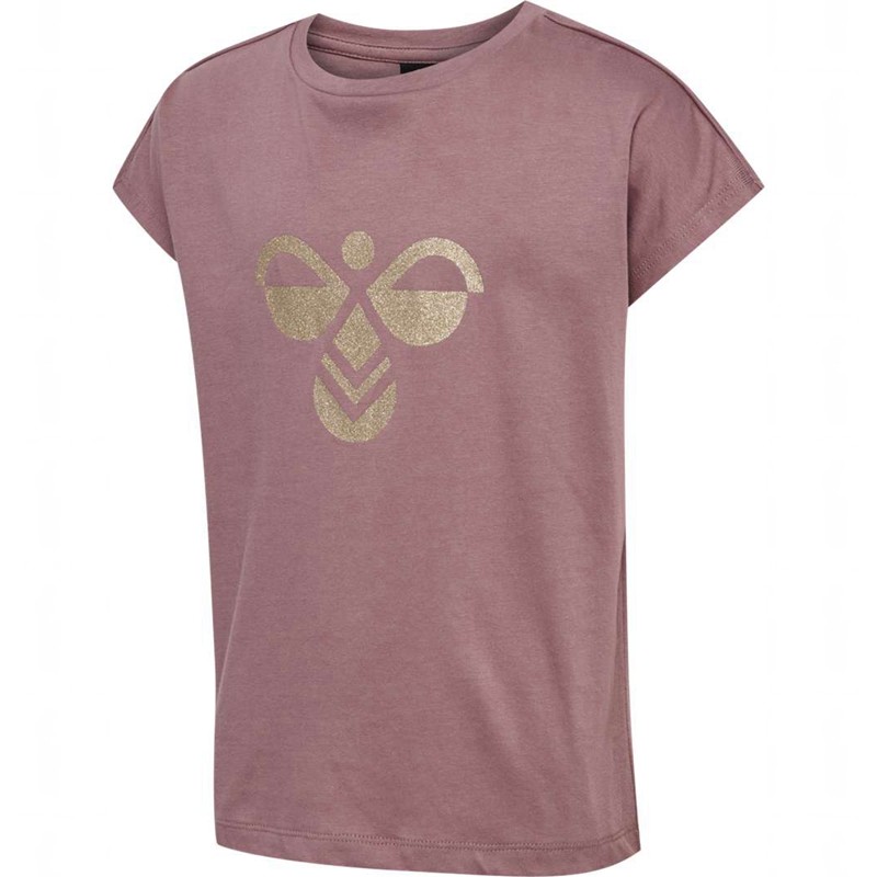 Hummel Diez S/S T-shirts Kinder Rosa | 059286-825
