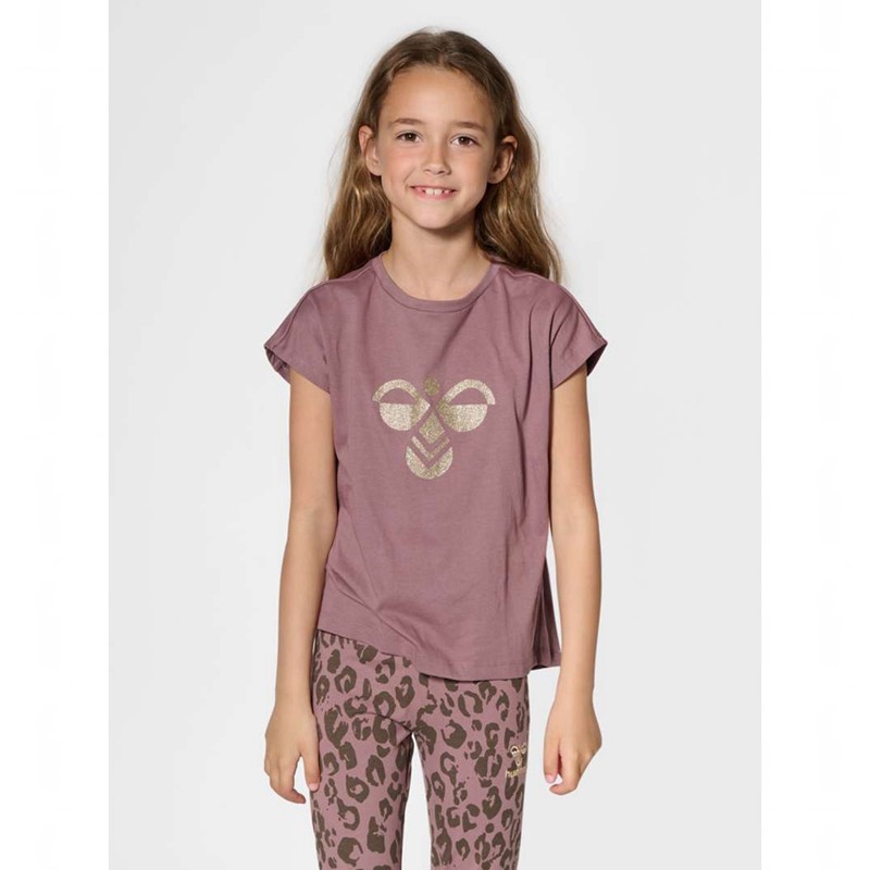 Hummel Diez S/S T-shirts Kinder Rosa | 059286-825
