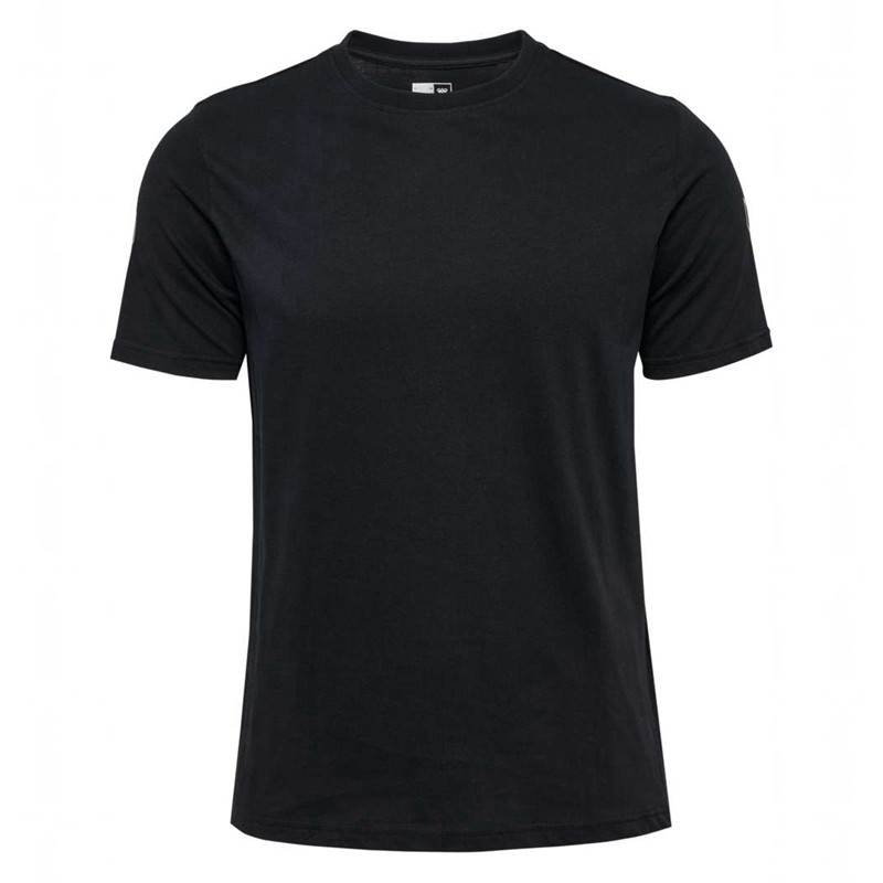 Hummel Elemental Chevron Cotton T-shirts Herren Schwarz | 152104-089