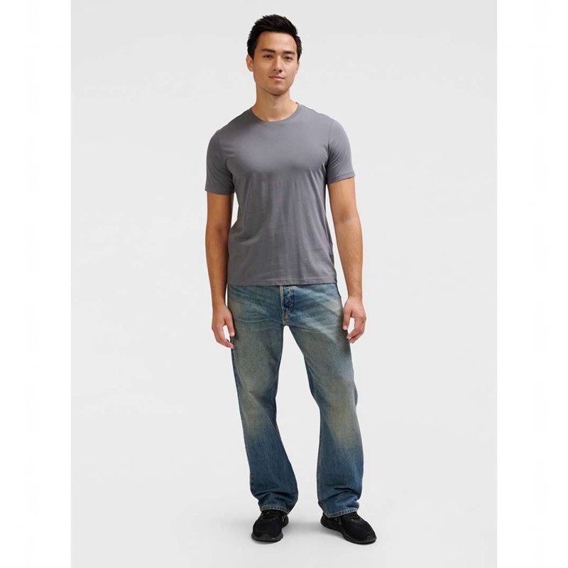 Hummel Elemental Chevron Cotton T-shirts Herren Grau | 492064-314
