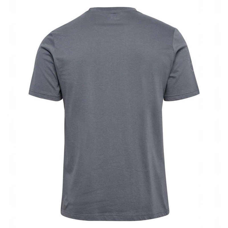 Hummel Elemental Chevron Cotton T-shirts Herren Grau | 492064-314
