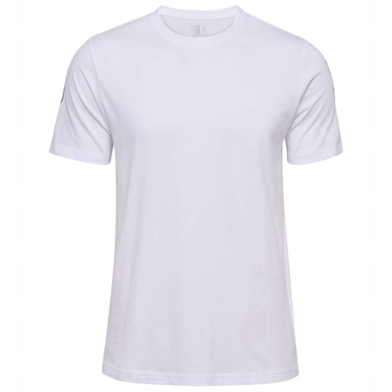 Hummel Elemental Chevron Cotton T-shirts Herren Weiß | 880428-944