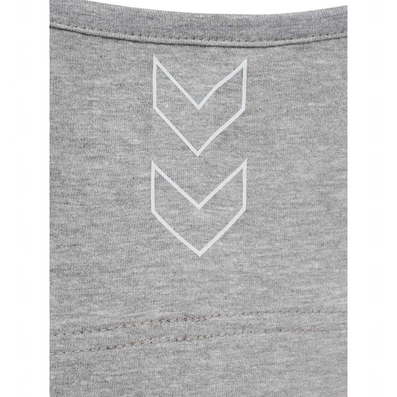 Hummel Elemental Cotton Top Sport BH Damen Grau | 839644-512
