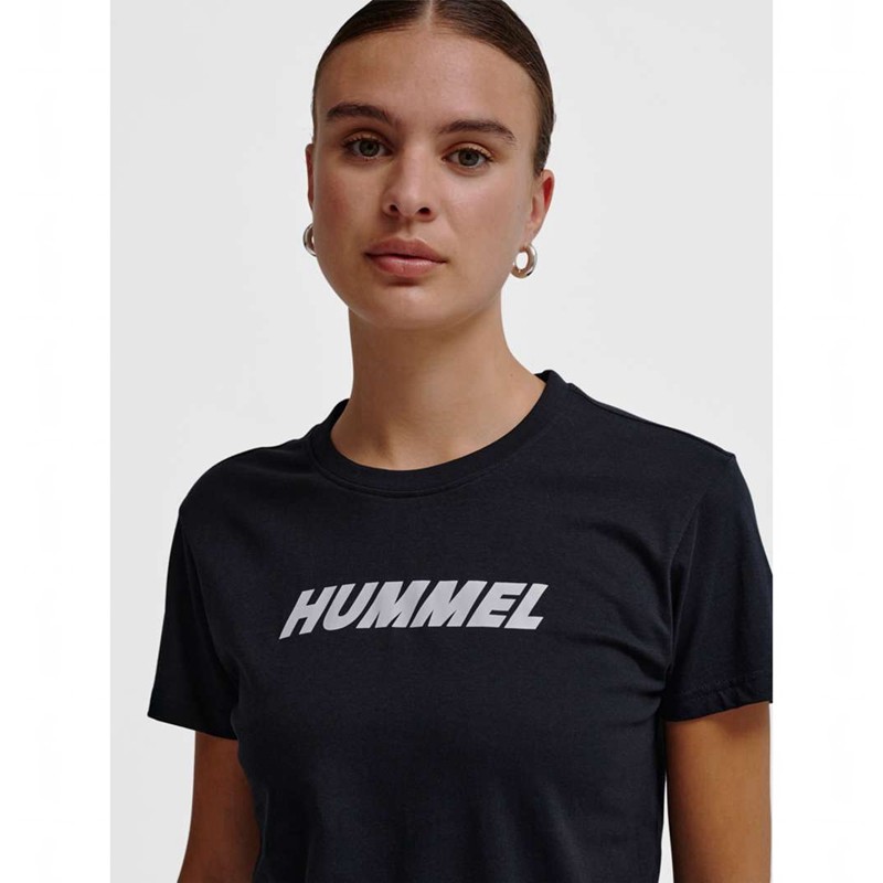 Hummel Elemental Logo Cotton Nackenwärmer Damen Schwarz | 020635-000