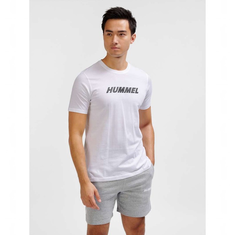 Hummel Elemental Logo Cotton T-shirts Herren Weiß | 560255-140