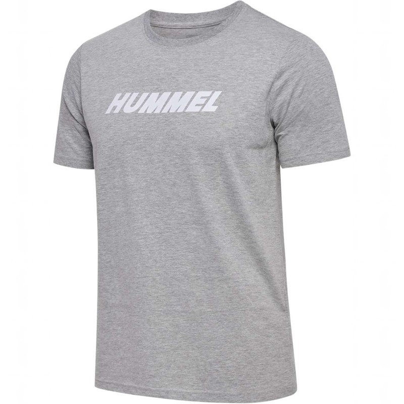 Hummel Elemental Logo Cotton T-shirts Herren Grau | 902248-014