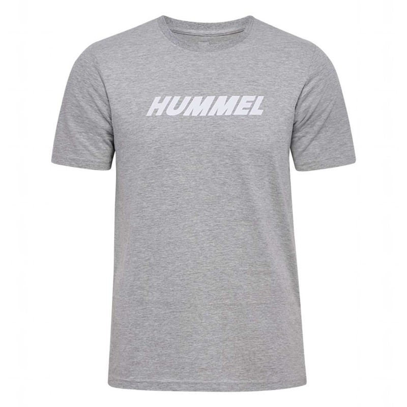 Hummel Elemental Logo Cotton T-shirts Herren Grau | 902248-014