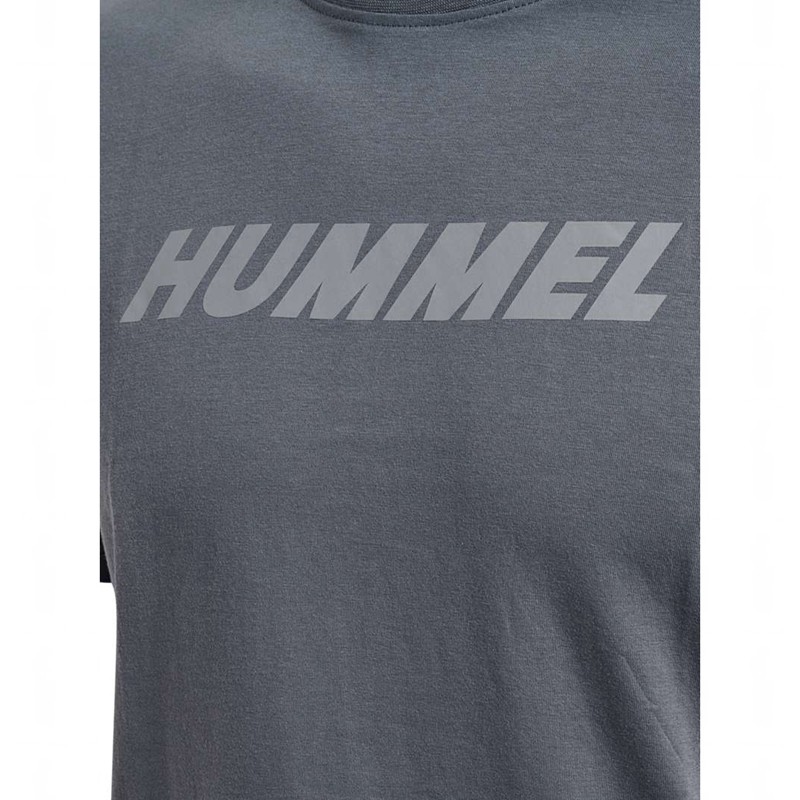 Hummel Elemental Logo Cotton T-shirts Herren Grau | 046292-106