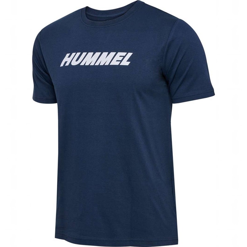 Hummel Elemental Logo Cotton T-shirts Herren Navy | 570910-207