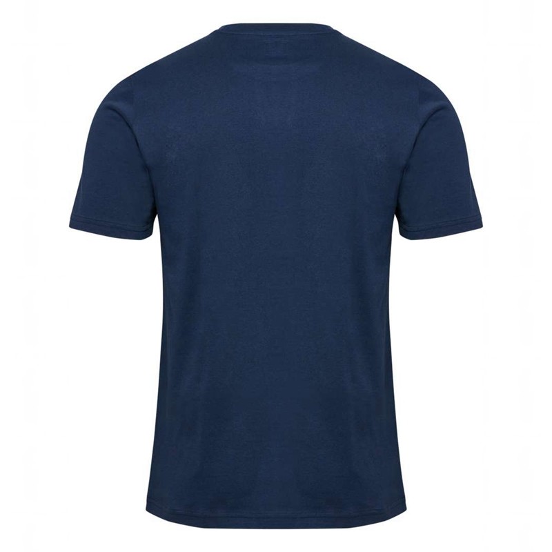 Hummel Elemental Logo Cotton T-shirts Herren Navy | 570910-207