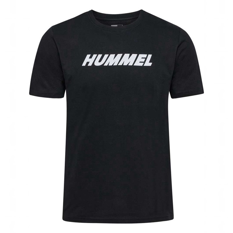 Hummel Elemental Logo Cotton T-shirts Herren Schwarz | 849416-738