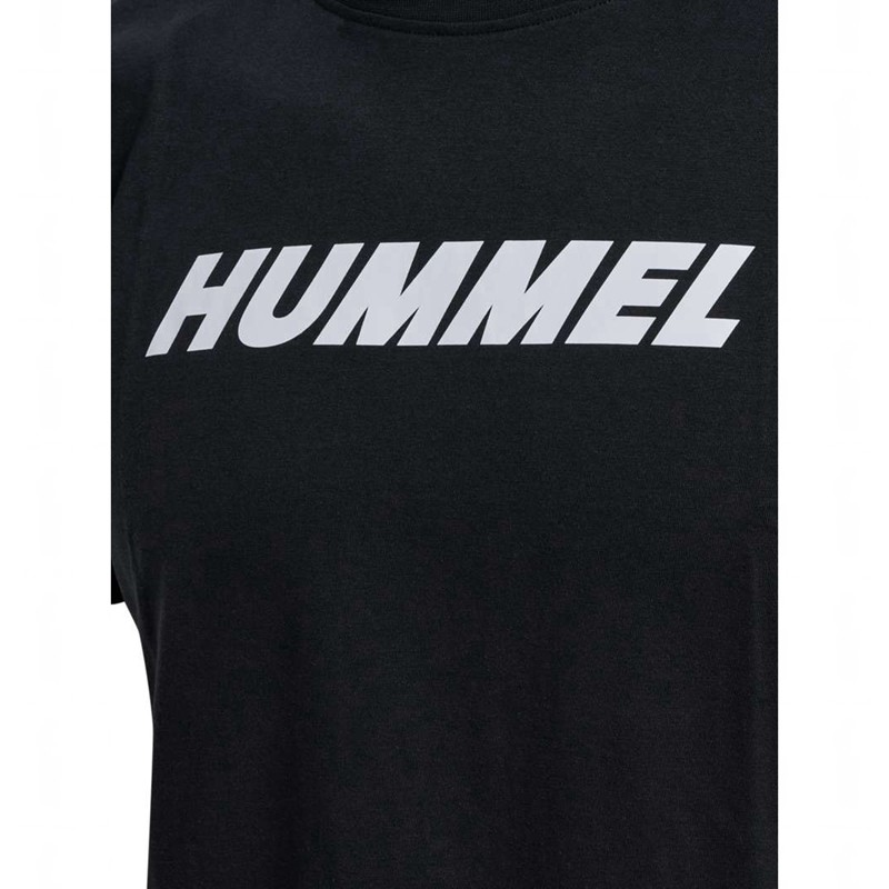 Hummel Elemental Logo Cotton T-shirts Herren Schwarz | 849416-738