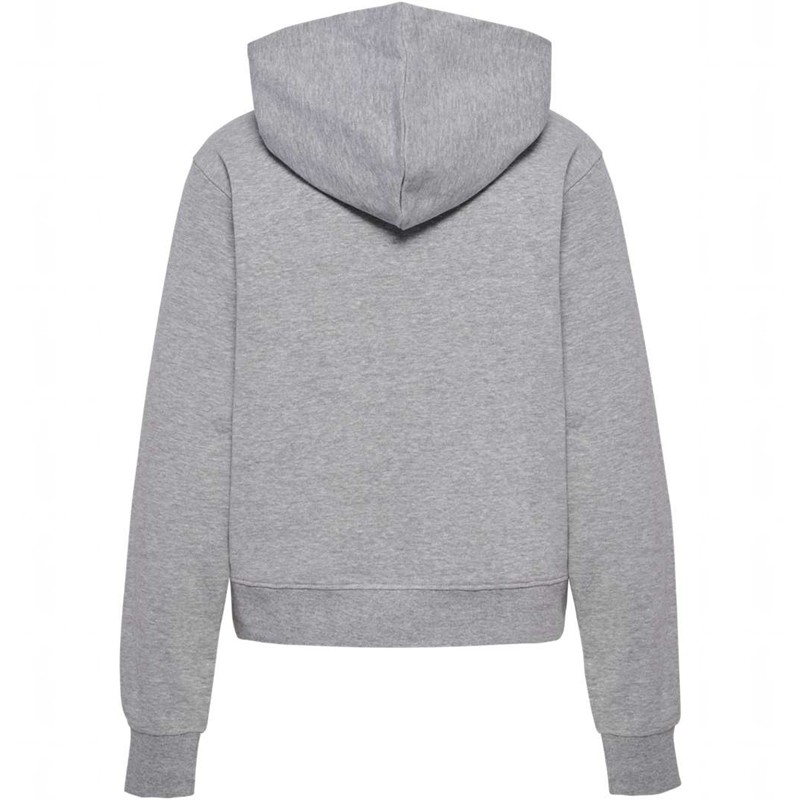 Hummel Elemental Short Hoodie Damen Grau | 235203-983