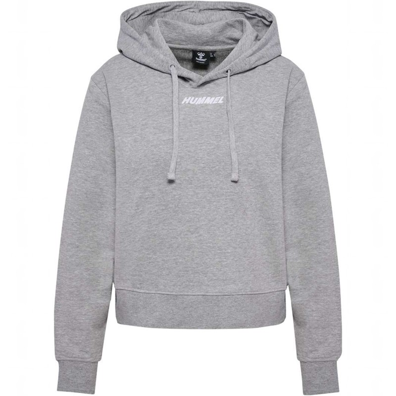 Hummel Elemental Short Hoodie Damen Grau | 235203-983
