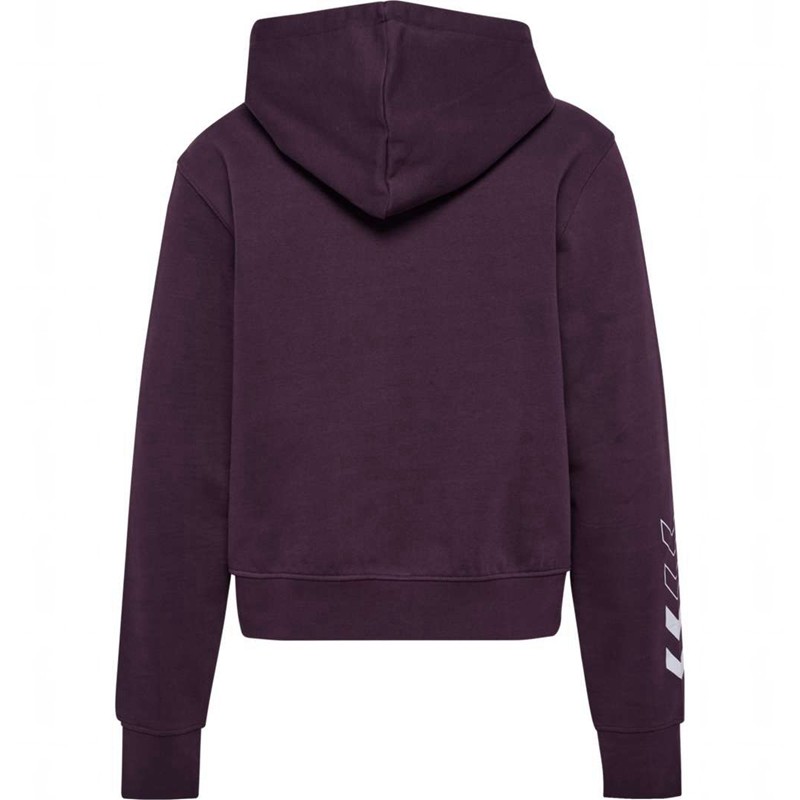 Hummel Elemental Short Hoodie Damen Lila | 620368-651