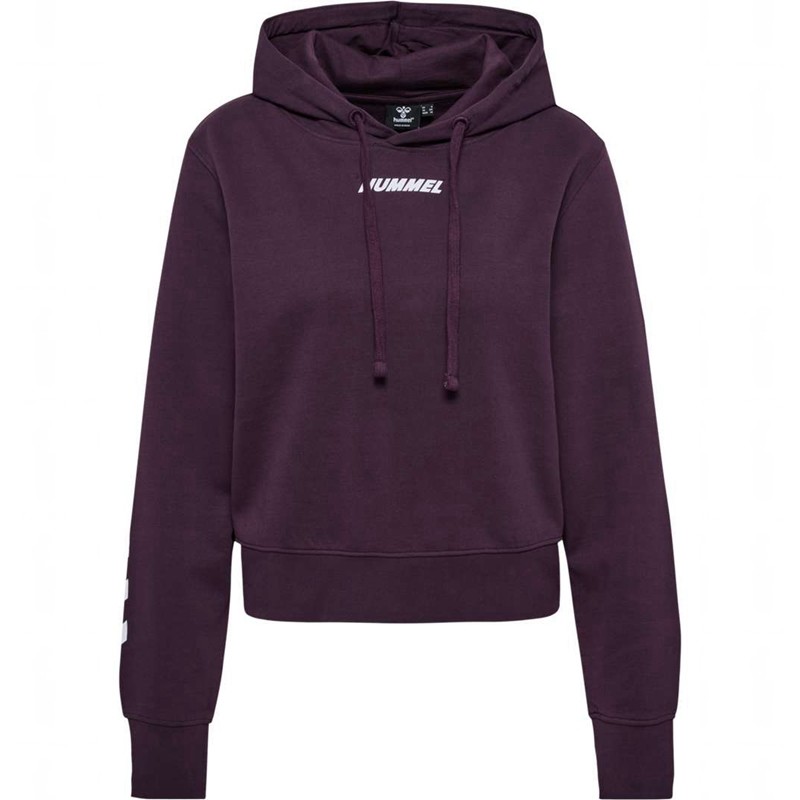 Hummel Elemental Short Hoodie Damen Lila | 620368-651
