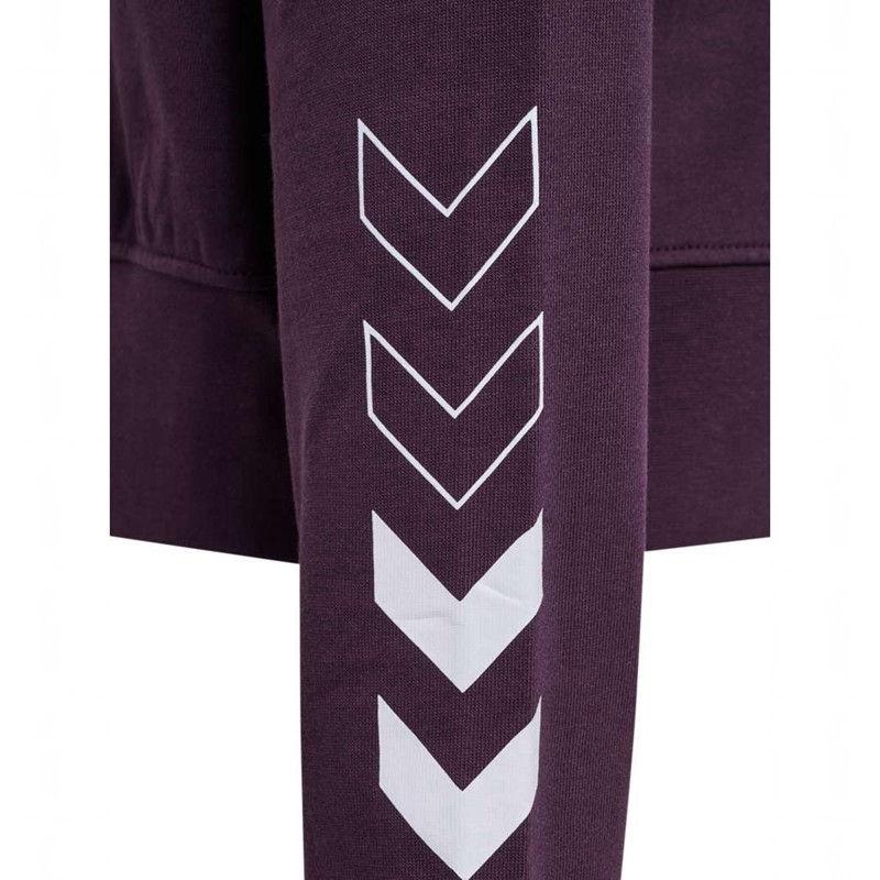 Hummel Elemental Short Hoodie Damen Lila | 620368-651