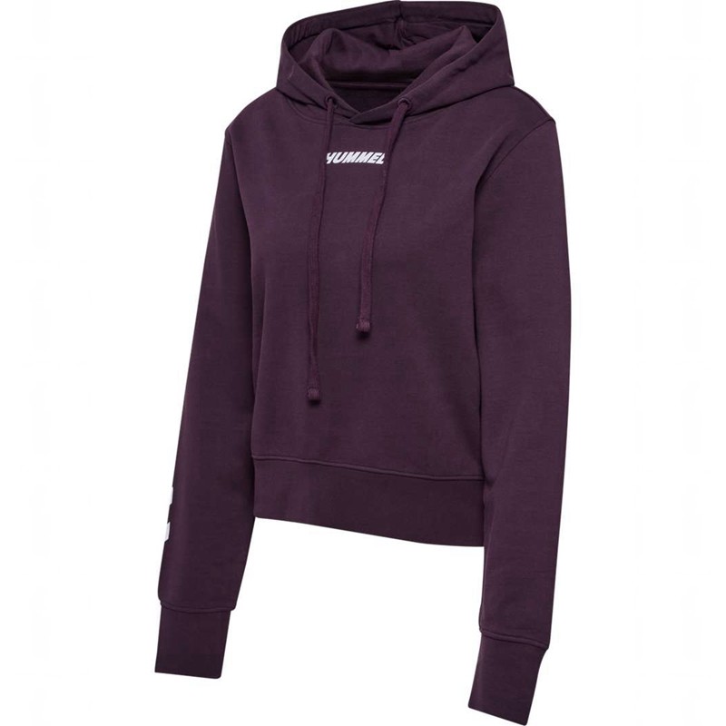 Hummel Elemental Short Hoodie Damen Lila | 620368-651