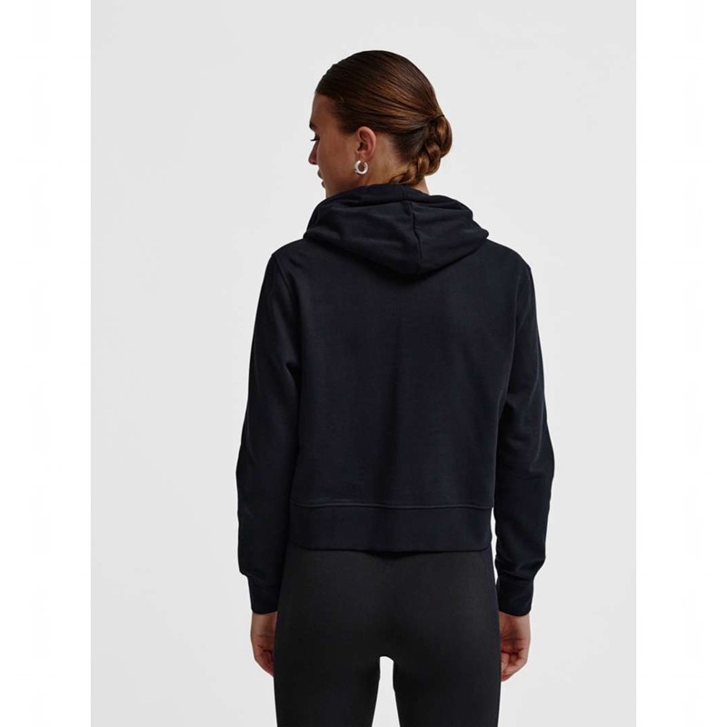 Hummel Elemental Short Hoodie Damen Schwarz | 430785-432