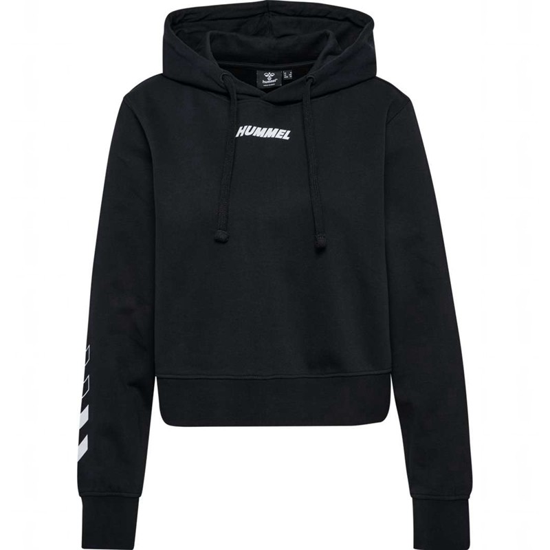 Hummel Elemental Short Hoodie Damen Schwarz | 430785-432