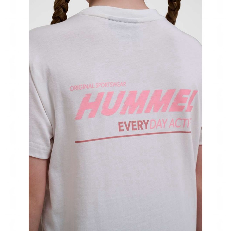 Hummel Ella S/S T-shirts Kinder Weiß | 838959-821