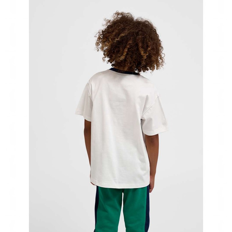 Hummel Eske S/S T-shirts Kinder Weiß | 202792-788