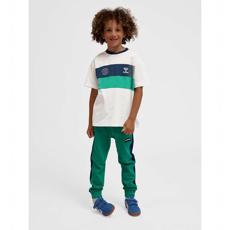 Hummel Eske S/S T-shirts Kinder Weiß | 202792-788