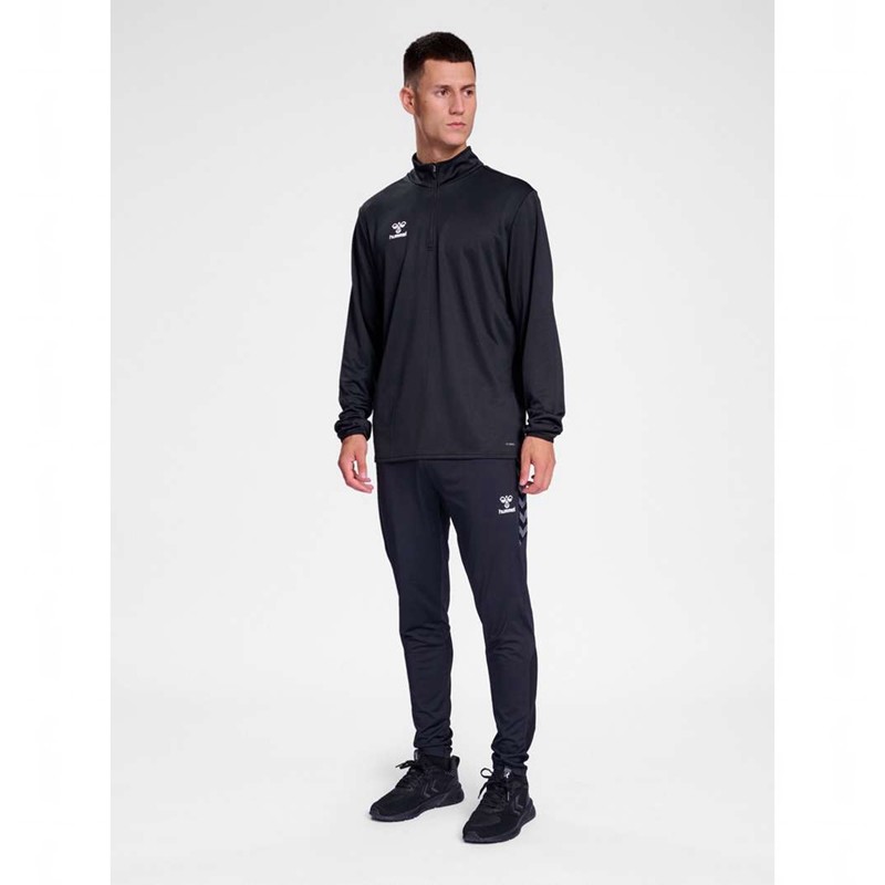 Hummel Essential Half-zip Sweatshirt Herren Schwarz | 107745-460