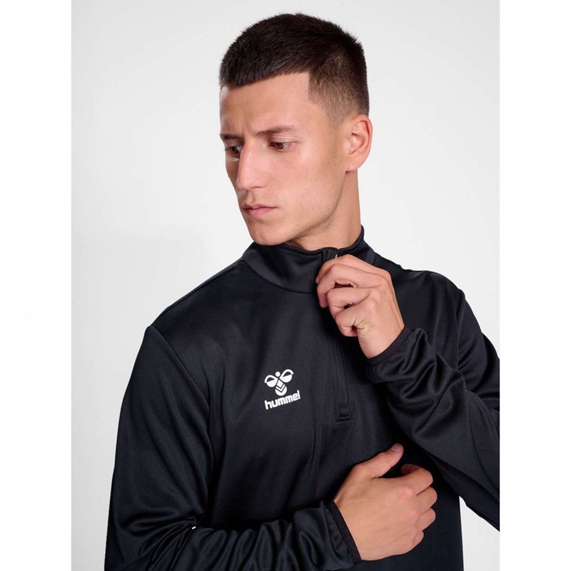 Hummel Essential Half-zip Sweatshirt Herren Schwarz | 107745-460