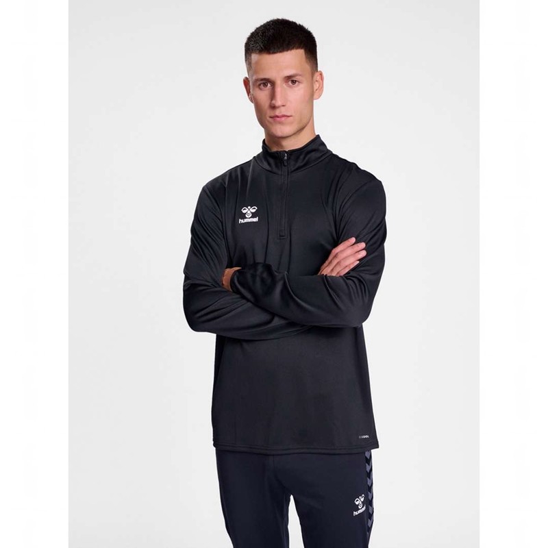 Hummel Essential Half-zip Sweatshirt Herren Schwarz | 107745-460
